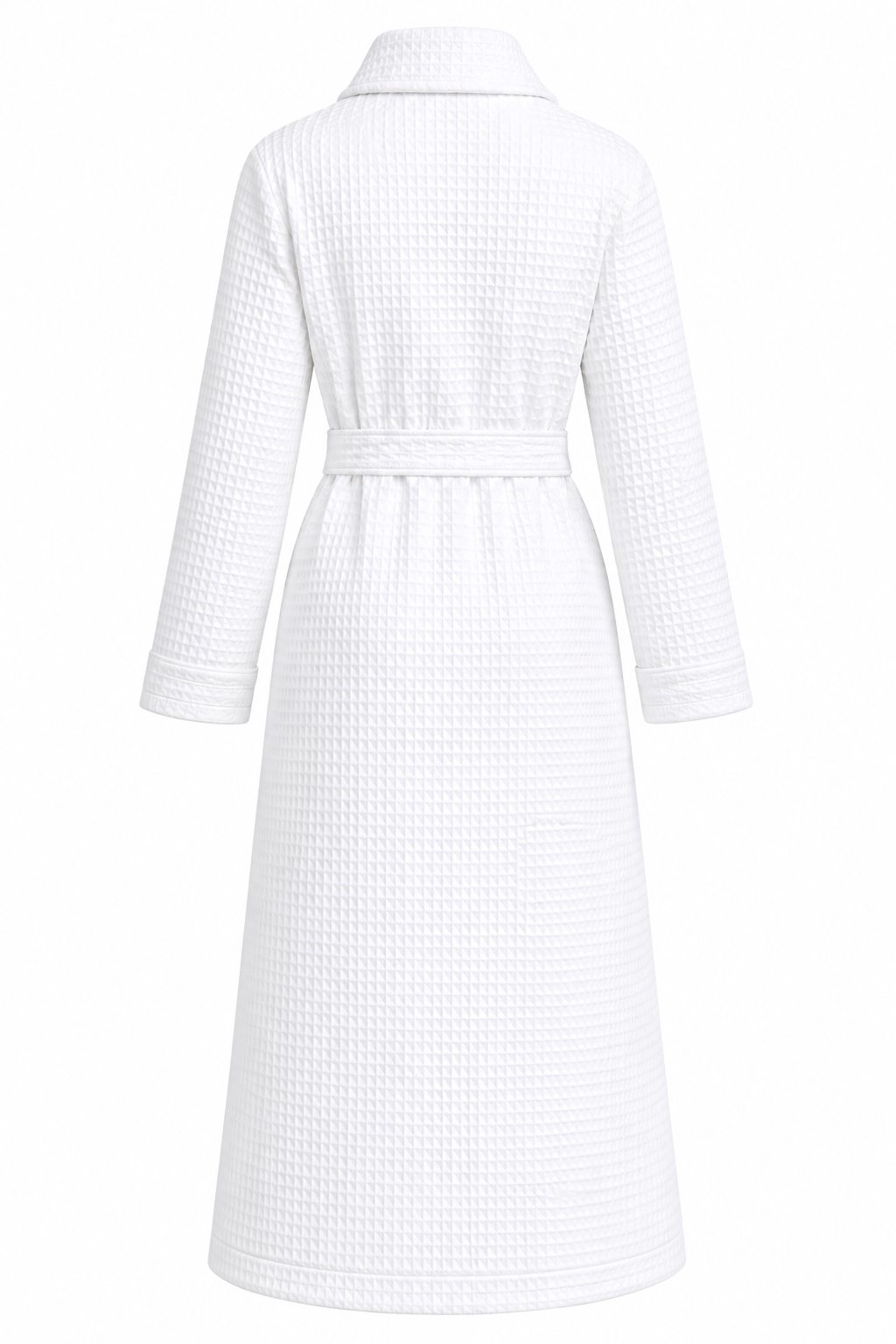 Classic Waffle Long Sleeve Cotton Robe