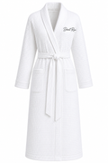 Classic Waffle Long Sleeve Cotton Robe